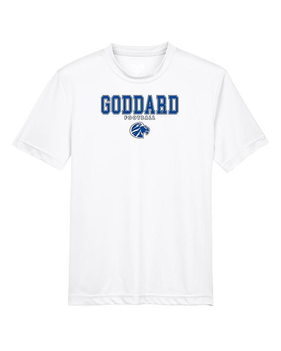 Goddard HS Football Block - Youth Performance Shirt
