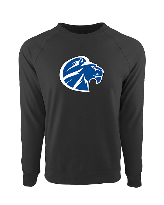 Goddard HS Football Logo Lion Head - Crewneck Sweatshirt