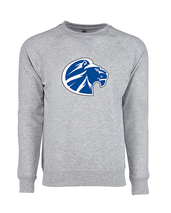 Goddard HS Football Logo Lion Head - Crewneck Sweatshirt