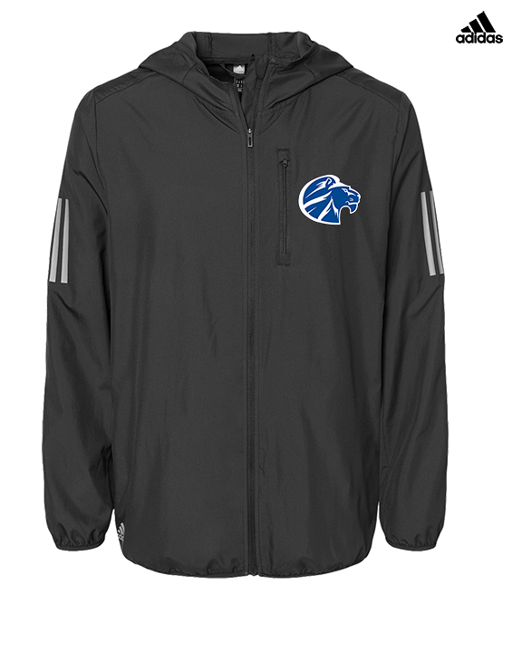 Goddard HS Football Logo Lion Head - Mens Adidas Full Zip Jacket