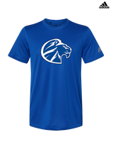 Goddard HS Football Logo Lion Head - Mens Adidas Performance Shirt