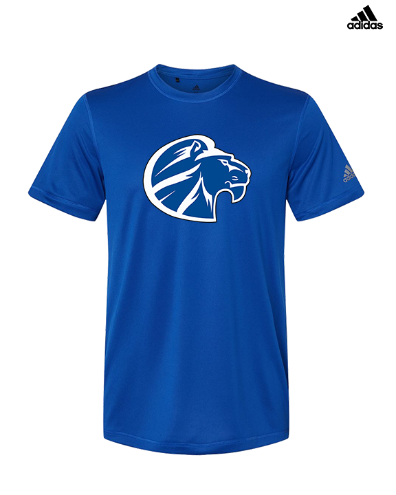 Goddard HS Football Logo Lion Head - Mens Adidas Performance Shirt