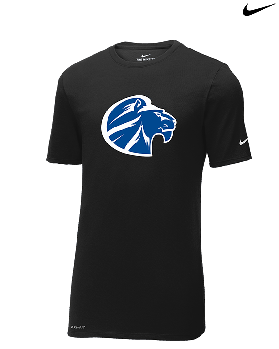 Goddard HS Football Logo Lion Head - Mens Nike Cotton Poly Tee