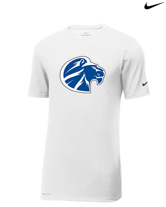 Goddard HS Football Logo Lion Head - Mens Nike Cotton Poly Tee