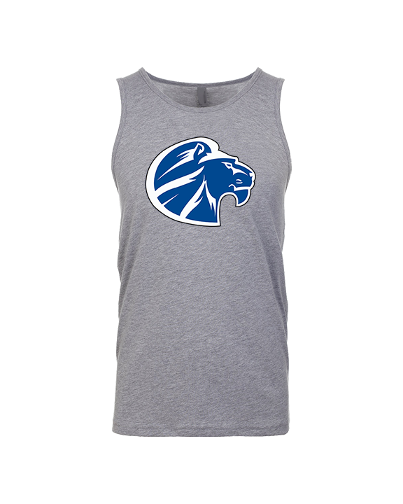 Goddard HS Football Logo Lion Head - Tank Top