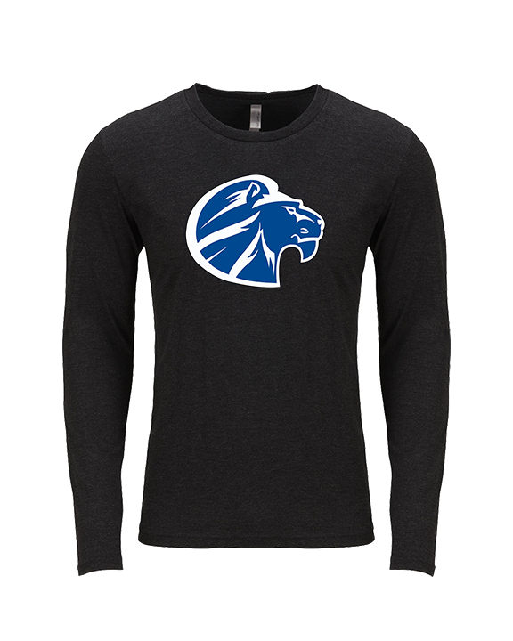 Goddard HS Football Logo Lion Head - Tri-Blend Long Sleeve
