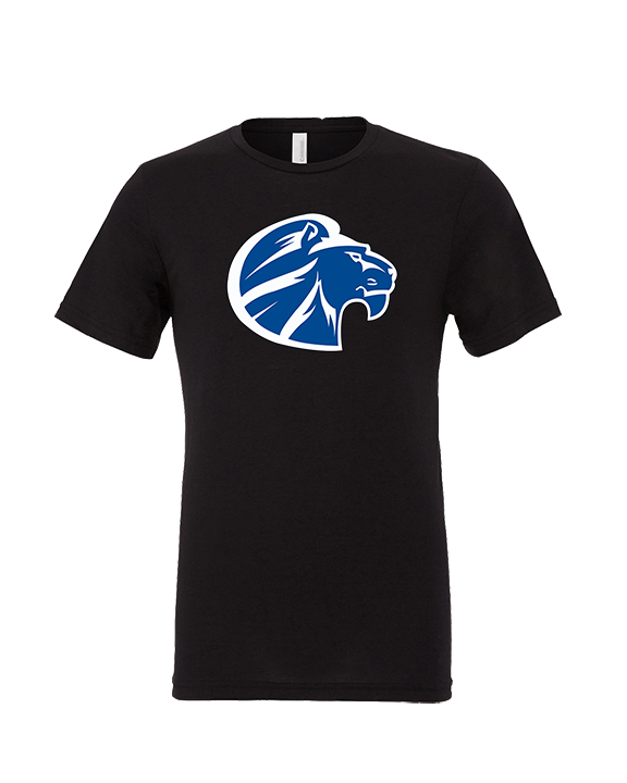 Goddard HS Football Logo Lion Head - Tri-Blend Shirt