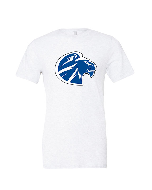 Goddard HS Football Logo Lion Head - Tri-Blend Shirt