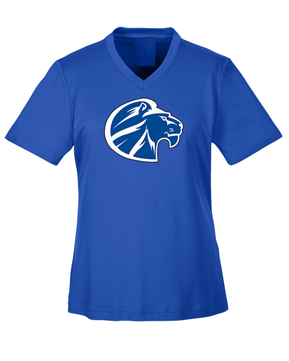 Goddard HS Football Logo Lion Head - Womens Performance Shirt