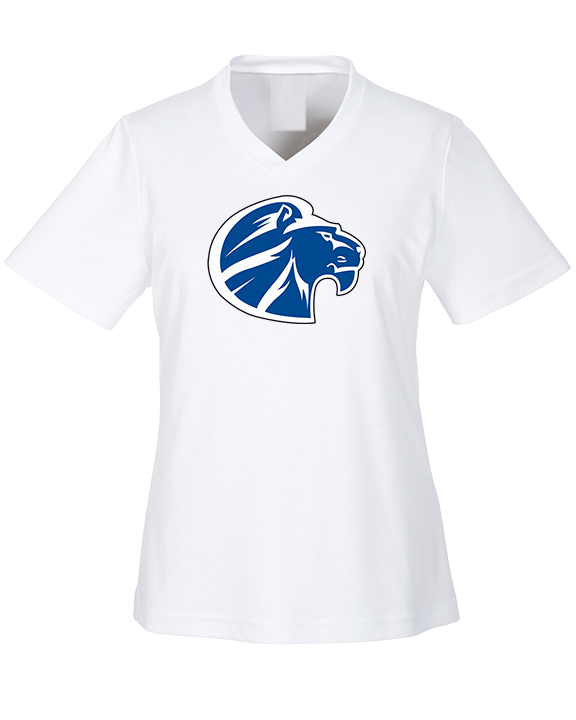 Goddard HS Football Logo Lion Head - Womens Performance Shirt