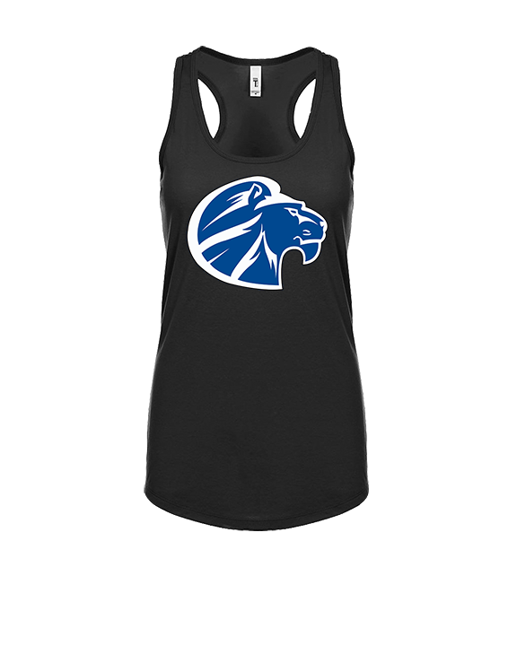 Goddard HS Football Logo Lion Head - Womens Tank Top