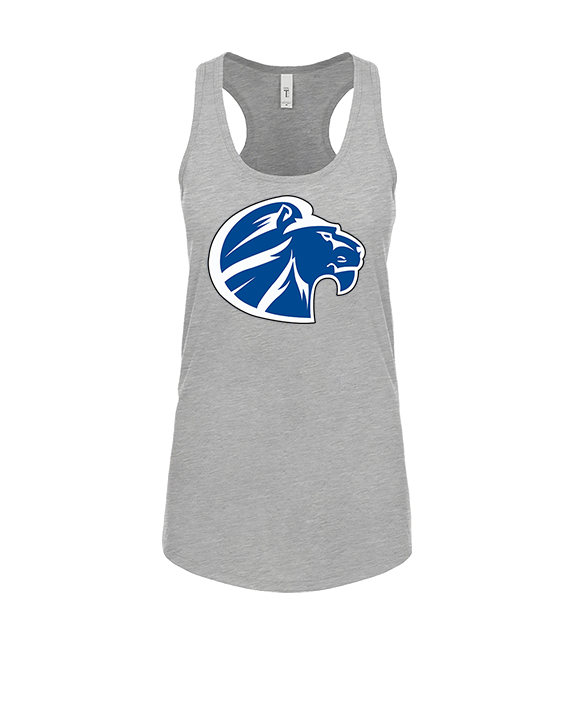 Goddard HS Football Logo Lion Head - Womens Tank Top