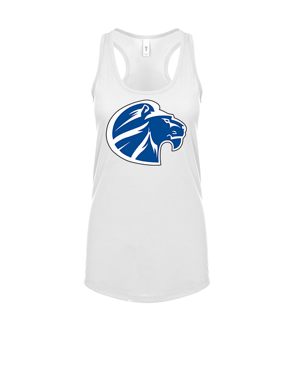 Goddard HS Football Logo Lion Head - Womens Tank Top