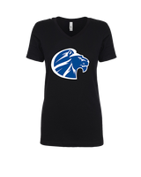 Goddard HS Football Logo Lion Head - Womens Vneck