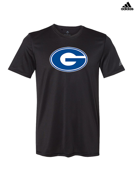 Goddard HS Football Logo Secondary - Mens Adidas Performance Shirt