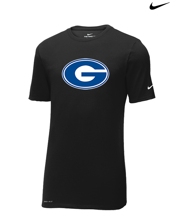 Goddard HS Football Logo Secondary - Mens Nike Cotton Poly Tee