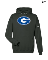 Goddard HS Football Logo Secondary - Nike Club Fleece Hoodie