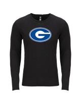 Goddard HS Football Logo Secondary - Tri-Blend Long Sleeve