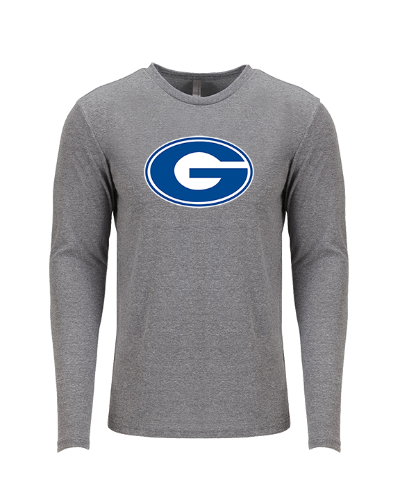 Goddard HS Football Logo Secondary - Tri-Blend Long Sleeve