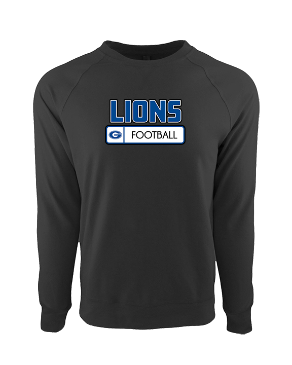 Goddard HS Football Pennant - Crewneck Sweatshirt