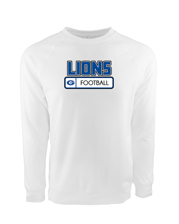 Goddard HS Football Pennant - Crewneck Sweatshirt