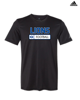 Goddard HS Football Pennant - Mens Adidas Performance Shirt