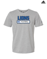 Goddard HS Football Pennant - Mens Adidas Performance Shirt