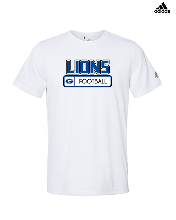 Goddard HS Football Pennant - Mens Adidas Performance Shirt