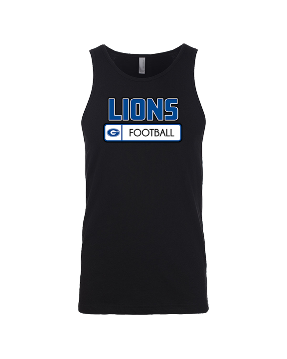Goddard HS Football Pennant - Tank Top