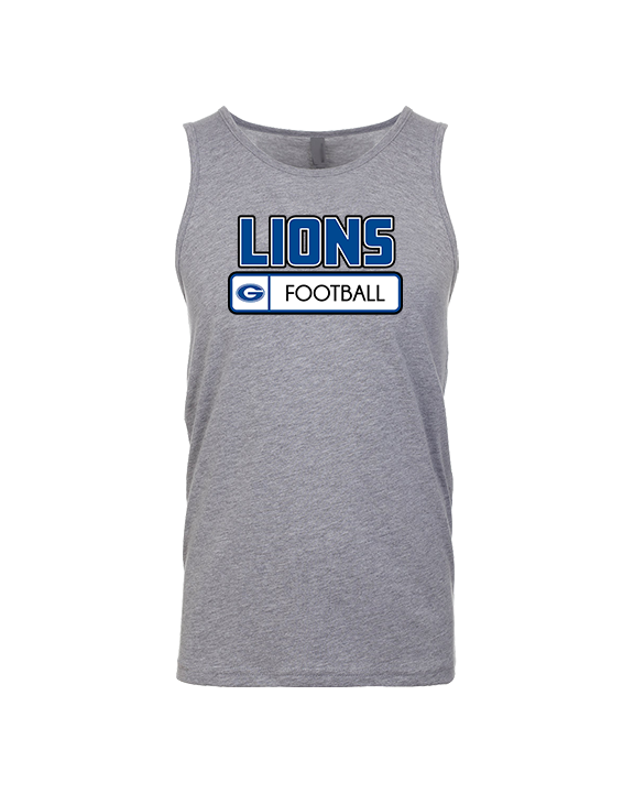 Goddard HS Football Pennant - Tank Top