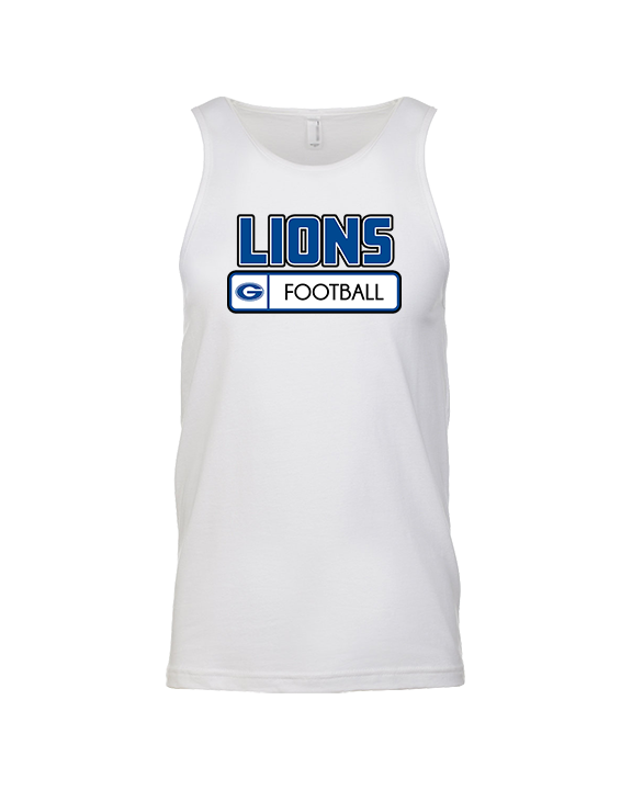 Goddard HS Football Pennant - Tank Top