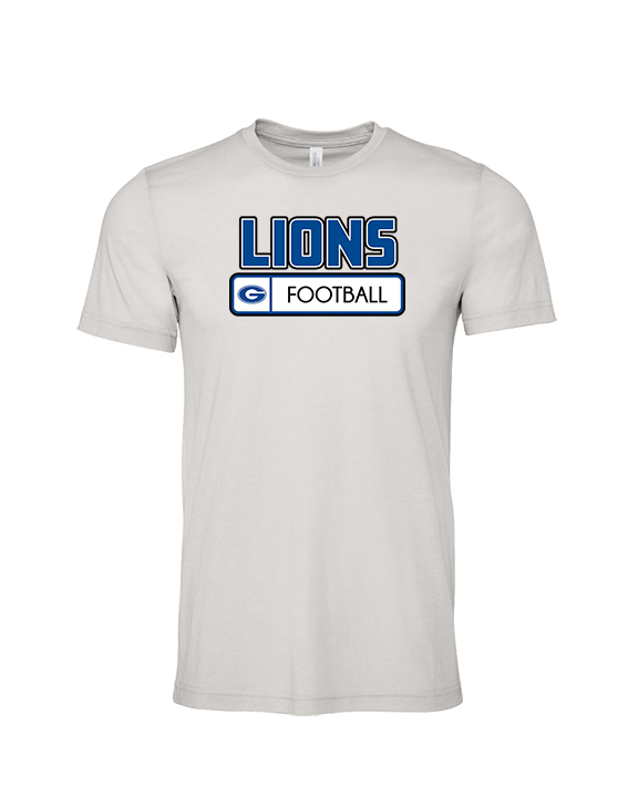 Goddard HS Football Pennant - Tri-Blend Shirt