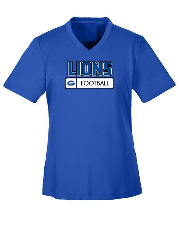 Goddard HS Football Pennant - Womens Performance Shirt