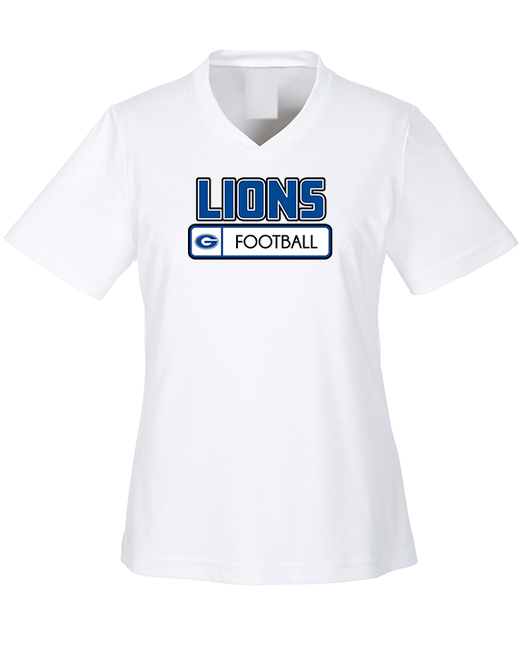 Goddard HS Football Pennant - Womens Performance Shirt