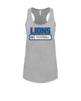 Goddard HS Football Pennant - Womens Tank Top