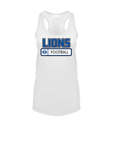 Goddard HS Football Pennant - Womens Tank Top