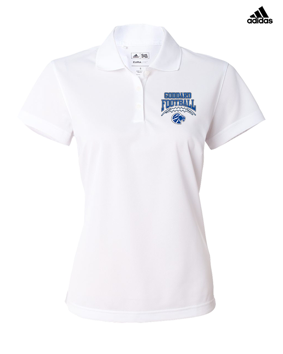 Goddard HS Football School Football - Adidas Womens Polo
