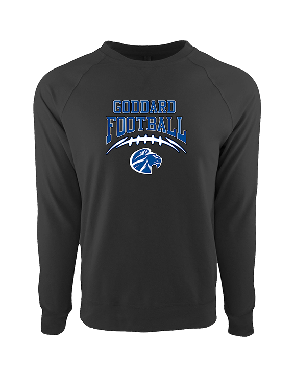 Goddard HS Football School Football - Crewneck Sweatshirt