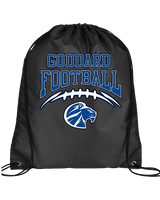 Goddard HS Football School Football - Drawstring Bag