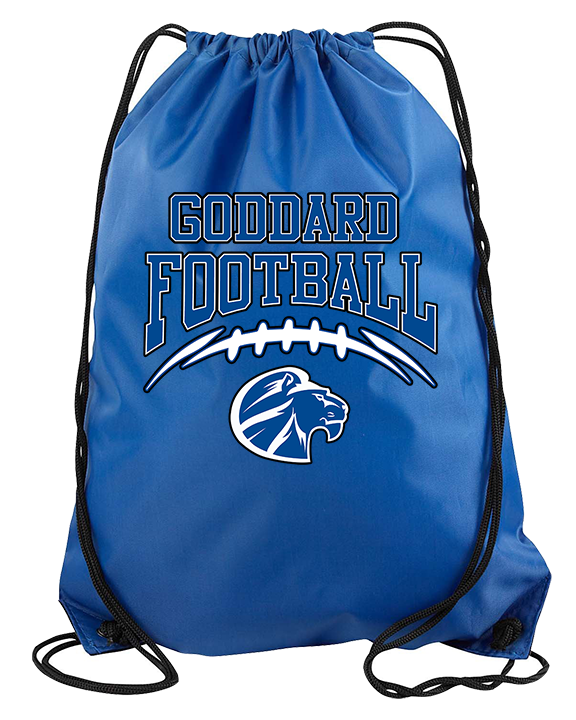 Goddard HS Football School Football - Drawstring Bag