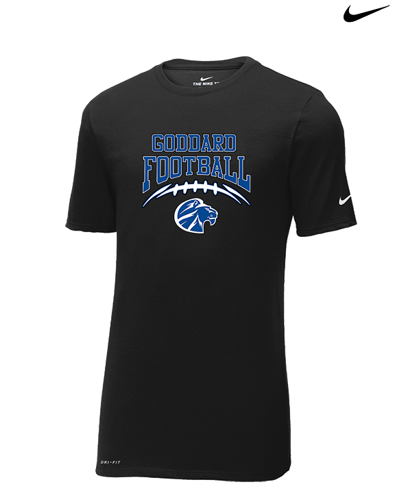 Goddard HS Football School Football - Mens Nike Cotton Poly Tee