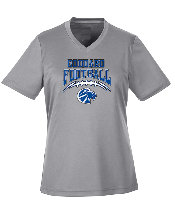 Goddard HS Football School Football - Womens Performance Shirt