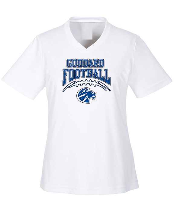 Goddard HS Football School Football - Womens Performance Shirt
