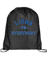 Goddard HS Football School Vs Everybody - Drawstring Bag