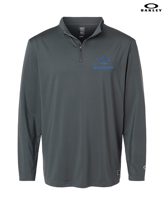 Goddard HS Football School Vs Everybody - Mens Oakley Quarter Zip