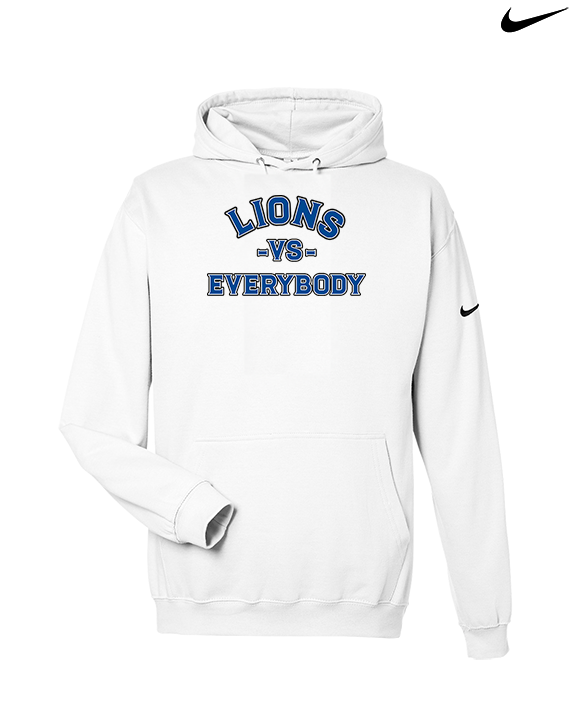 Goddard HS Football School Vs Everybody - Nike Club Fleece Hoodie