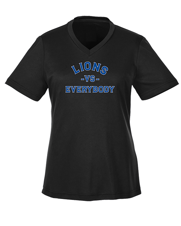 Goddard HS Football School Vs Everybody - Womens Performance Shirt