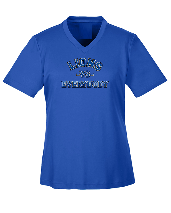 Goddard HS Football School Vs Everybody - Womens Performance Shirt