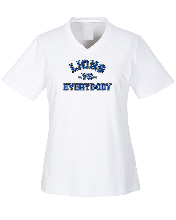 Goddard HS Football School Vs Everybody - Womens Performance Shirt
