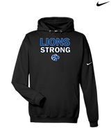 Goddard HS Football Strong - Nike Club Fleece Hoodie
